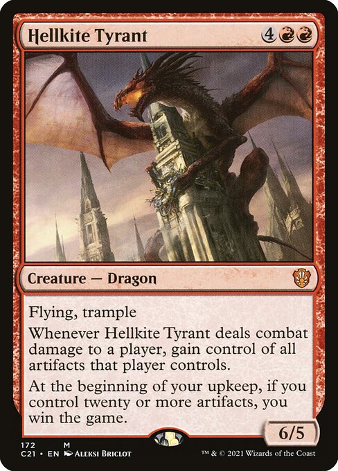 Hellkite Tyrant (172) [Commander 2021]