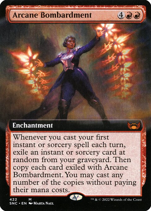 Arcane Bombardment (422) [Streets of New Capenna] [Extended Art]
