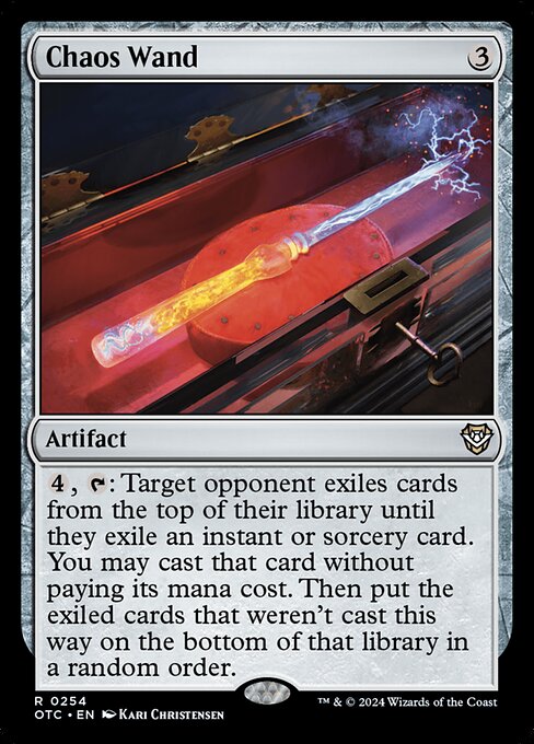 Chaos Wand (254) [Outlaws of Thunder Junction Commander]