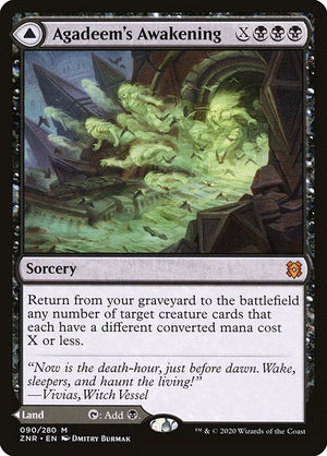 Agadeem's Awakening // Agadeem, the Undercrypt (90) [Zendikar Rising]