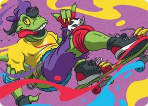 Mondo Gecko Art Card (26) [Teenage Mutant Ninja Turtles Art Series]