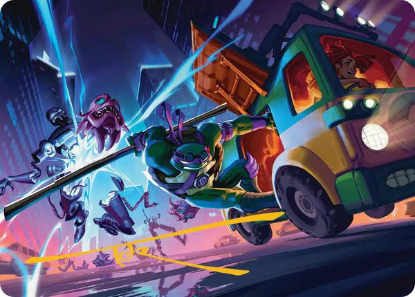 Donatello, Rad Scientist Art Card (Gold-Stamped Signature) (47) [Teenage Mutant Ninja Turtles Art Series]