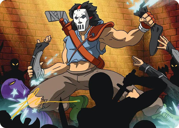 Casey Jones, Vigilante Art Card (Gold-Stamped Signature) (28) [Teenage Mutant Ninja Turtles Art Series]