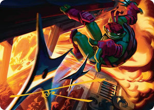 Storm of Steel Art Card (Gold-Stamped Signature) (48) [Teenage Mutant Ninja Turtles Art Series]
