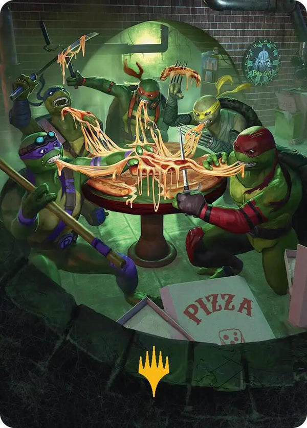 Food Chain Art Card (Gold-Stamped) (33) [Teenage Mutant Ninja Turtles Art Series]