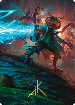Baxter, Exzzperimental Zzientist Art Card (Gold-Stamped Signature) (51) [Teenage Mutant Ninja Turtles Art Series]