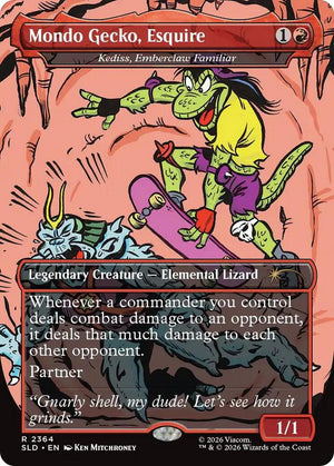 Mondo Gecko, Esquire - Kediss, Emberclaw Familiar (2364) [Secret Lair Drop]
