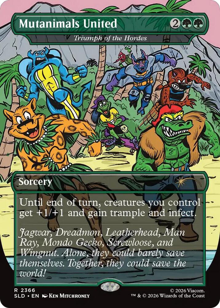 Mutanimals United - Triumph of the Hordes (2366) [Secret Lair Drop]