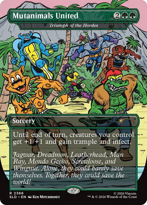 Mutanimals United - Triumph of the Hordes (2366) [Secret Lair Drop]
