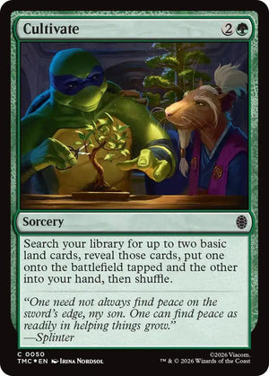 Cultivate (Surge Foil) (50) [Teenage Mutant Ninja Turtles Commander]