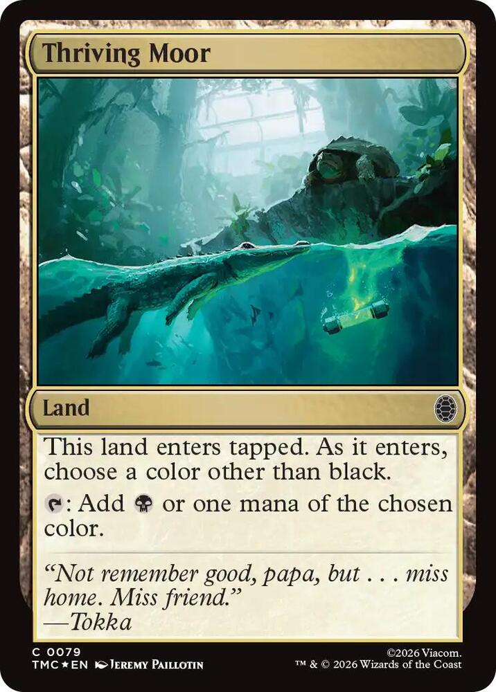 Thriving Moor (Surge Foil) (79) [Teenage Mutant Ninja Turtles Commander]