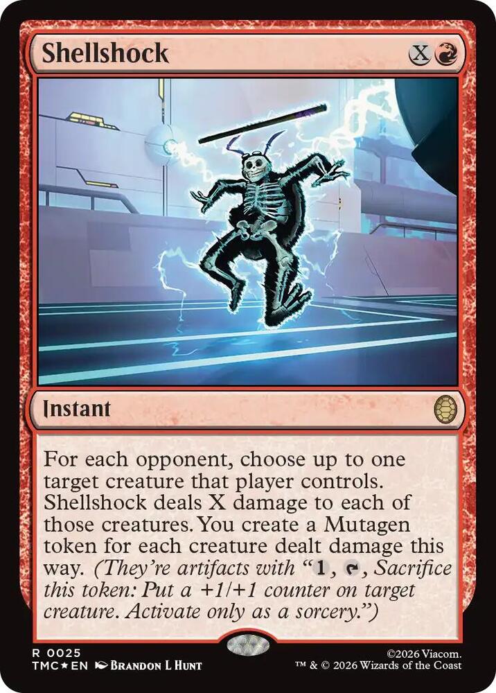 Shellshock (Surge Foil) (25) [Teenage Mutant Ninja Turtles Commander]