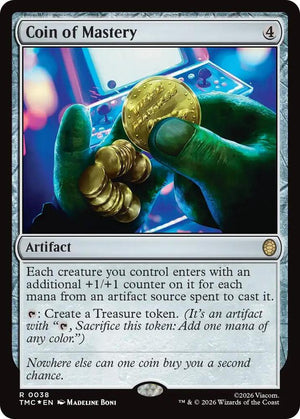 Coin of Mastery (Surge Foil) (38) [Teenage Mutant Ninja Turtles Commander]