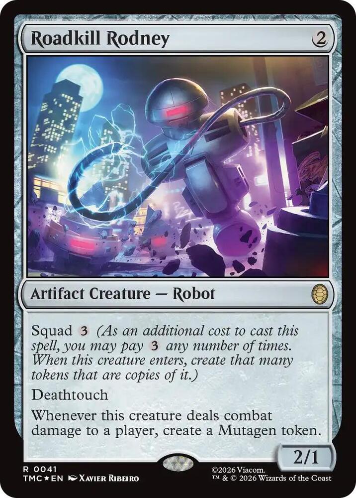 Roadkill Rodney (Surge Foil) (41) [Teenage Mutant Ninja Turtles Commander]