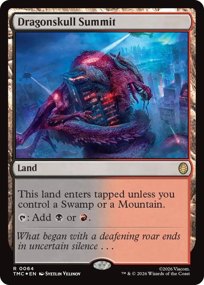 Dragonskull Summit (Surge Foil) (64) [Teenage Mutant Ninja Turtles Commander]