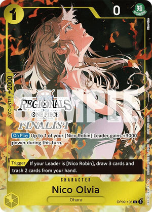 Nico Olvia (Online Regional Finalist Card Set 2025 Vol.1) (OP09-106) [One Piece Promotion Cards]