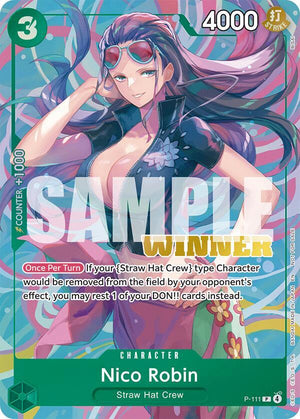 Nico Robin (Heroines Battle Winner Pack) (P-111) [One Piece Promotion Cards]