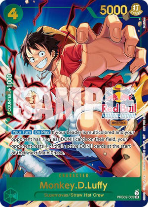 Monkey.D.Luffy (Red Bull Double Don!!) (Winner) (PRB02-005) [One Piece Promotion Cards]