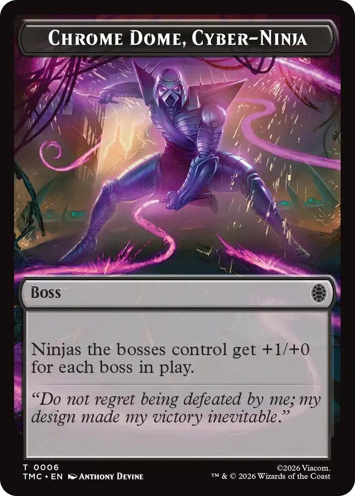 Chrome Dome, Cyber-Ninja (6) [Teenage Mutant Ninja Turtles Commander]