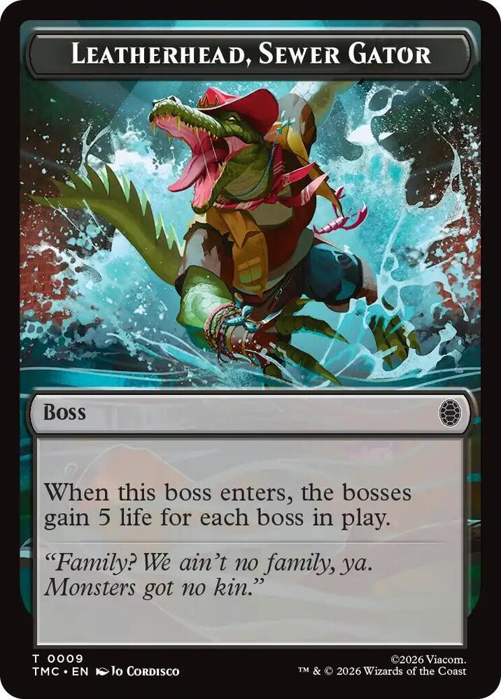 Leatherhead, Sewer Gator (9) [Teenage Mutant Ninja Turtles Commander]