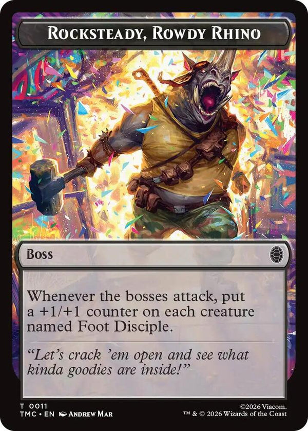 Rocksteady, Rowdy Rhino (11) [Teenage Mutant Ninja Turtles Commander]