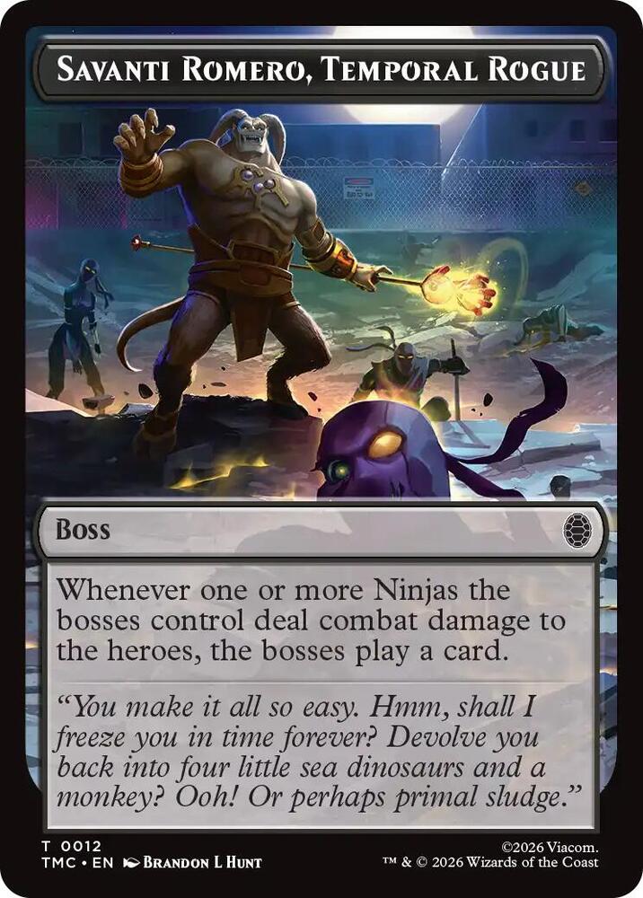 Savanti Romero, Temporal Rogue (12) [Teenage Mutant Ninja Turtles Commander]