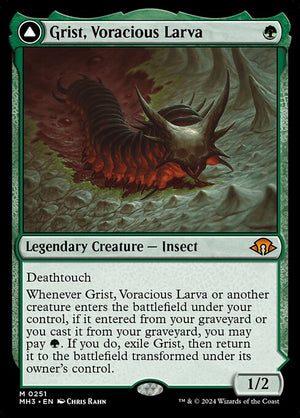 Grist, Voracious Larva // Grist, the Plague Swarm (251) [Modern Horizons 3]