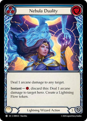 Nebula Duality (Blue) (OMN123) [Omens of the Third Age]