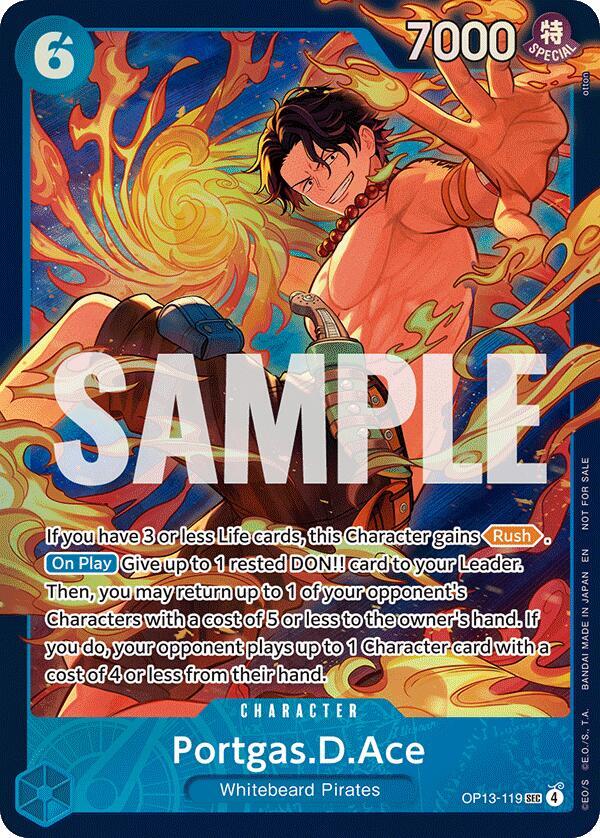 Portgas.D.Ace (119) (Store Treasure Cup 2026) (OP13-119) [One Piece Promotion Cards]