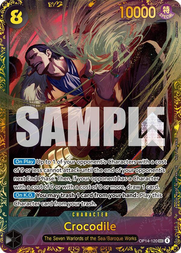 Crocodile - OP14-120 (CS26-27 Regionals Season 1) [One Piece Promotion Cards]