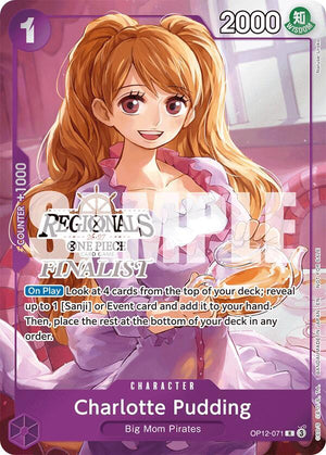 Charlotte Pudding (Regionals Finalist Card Set 26-27) (OP12-071) [One Piece Promotion Cards]