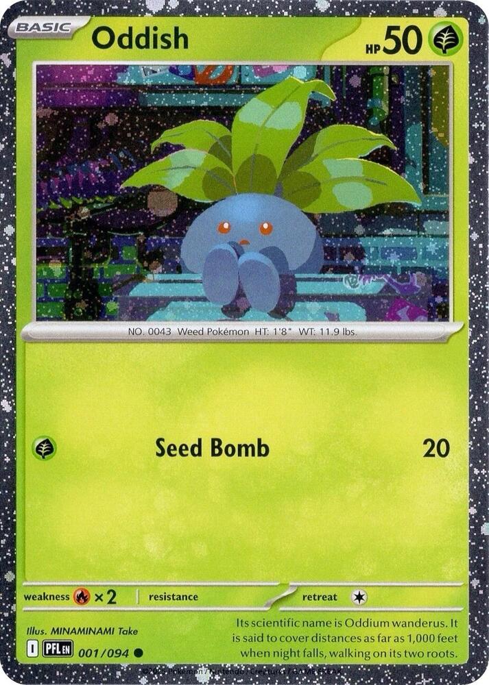 Oddish (Cosmos Holo) (001/094) [Miscellaneous Cards and Products]