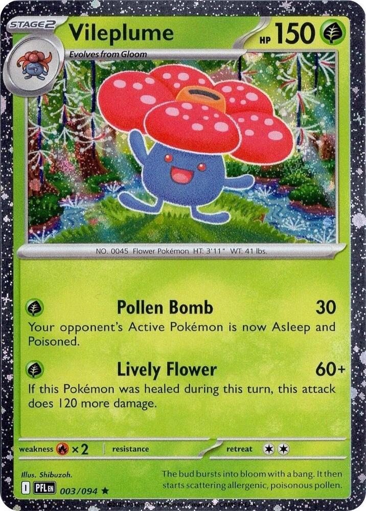 Vileplume (Cosmos Holo) (003/094) [Miscellaneous Cards and Products]
