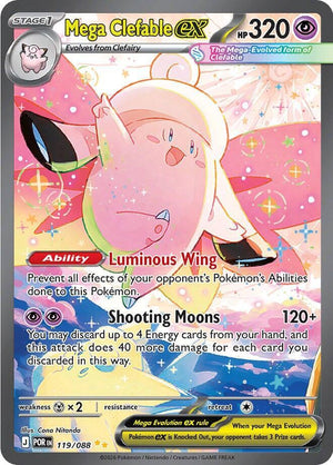 Mega Clefable ex - 119/088 [ME03: Perfect Order]