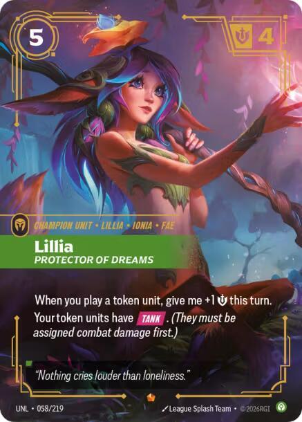Lillia - Protector of Dreams (058/219) [Unleashed]