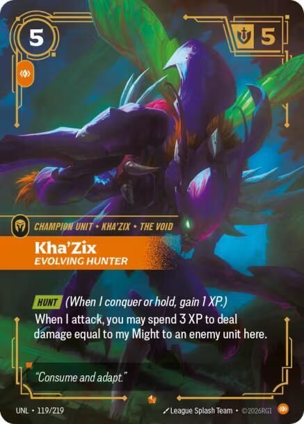 Kha'Zix - Evolving Hunter (119/219) [Unleashed]