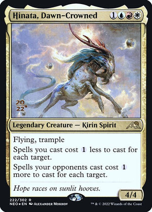 Hinata, Dawn-Crowned (222s) [Kamigawa: Neon Dynasty Promos]
