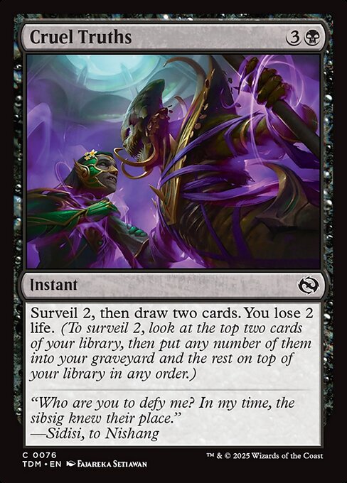 Cruel Truths (76) [Tarkir: Dragonstorm]