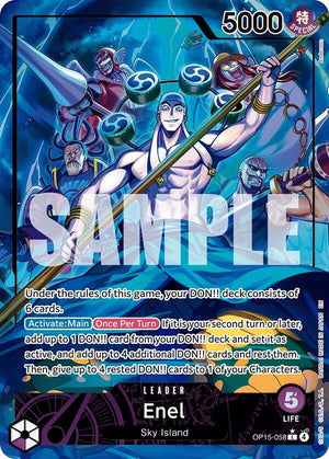 Enel (OP15-058) (Alternate Art) [Adventure on Kami's Island]