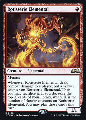 Rotisserie Elemental (148s) [Wilds of Eldraine Promos]