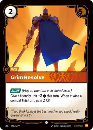 Grim Resolve (095/219) [Unleashed]