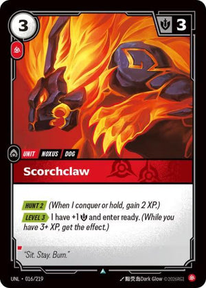 Scorchclaw (016/219) [Unleashed]