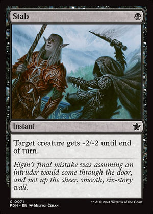 Stab (71) [Foundations]