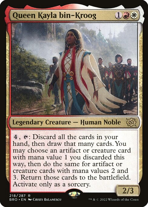 Queen Kayla bin-Kroog (218) [The Brothers' War]