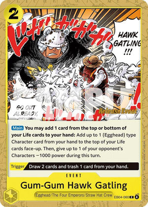 Gum-Gum Hawk Gatling (EB04-060) [Adventure on Kami's Island Release Event Cards]