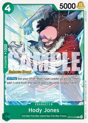 Hody Jones (OP15-033) [Adventure on Kami's Island Release Event Cards]