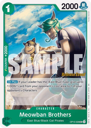 Meowban Brothers (OP15-028) [Adventure on Kami's Island Release Event Cards]