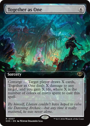 Together as One (Extended Art) (307) [Secrets of Strixhaven]