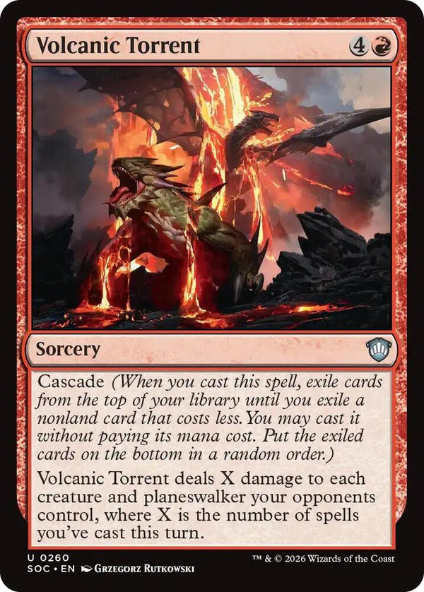 Volcanic Torrent (260) [Secrets of Strixhaven Commander]