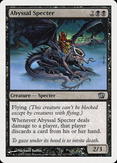 Abyssal Specter (117) [Eighth Edition]